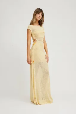 Tojha Ayanna Dress Sorbet Yellow Size 6 for rent on The Volte - image 7
