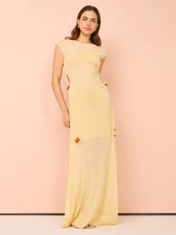 Tojha Ayanna Dress Sorbet Yellow Size 6 for rent on The Volte - image 1