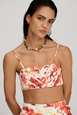 Shona Joy Kalani Pleated Bralette Multi Size AU 8 for rent on The Volte - image 1