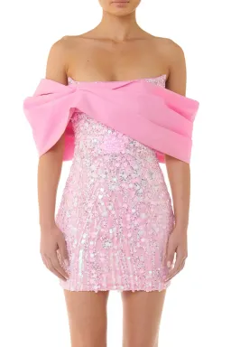 Eliya the Label Bianca Mini Dress in Pink Size XS / AU 6 for rent on The Volte - image 2