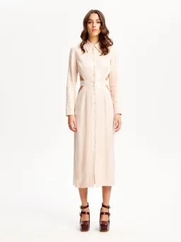 Alice McCall Night Sky Trench Dress Chai Latte Size 10 AU for rent on The Volte - image 1