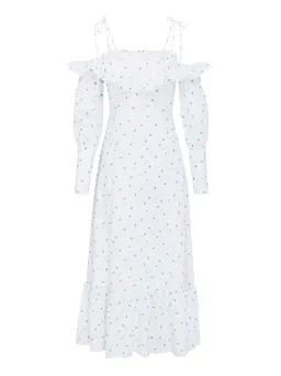 Alice McCall Limonata Midi Dress Porcelain Size 12 for rent on The Volte - image 4