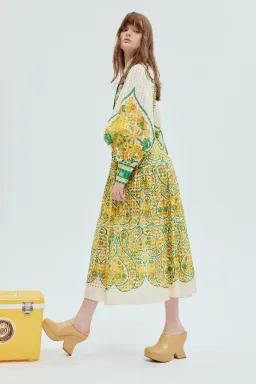 Alemais Rhonda Shirtdress Multi Floral Size 14 for rent on The Volte - image 3