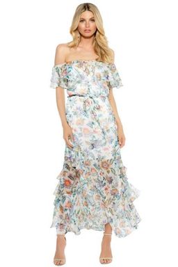 Alice McCall Oh Oh Oh Maxi Dress- Ivory Garden for rent on The Volte - image 1