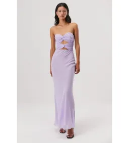Misha Saga Maxi Dress In Violet Size 8  for rent on The Volte - image 1
