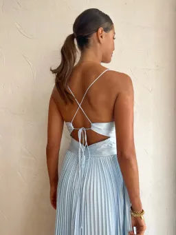 Issy Orla Dress In Blue Size 14  for rent on The Volte - image 3