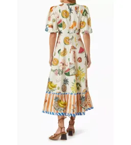 Alemais Theo Midi Dress Multi Size 6 for rent on The Volte - image 3
