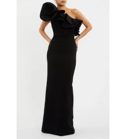 Rebecca Vallance Chloe Gown Black Size 10  for rent on The Volte - image 2