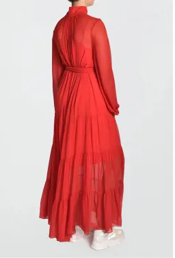 Husk Ruby Maxi Dress Chilli Red Size 12 for rent on The Volte - image 2
