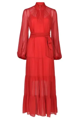 Husk Ruby Maxi Dress Chilli Red Size 12 for rent on The Volte - image 4