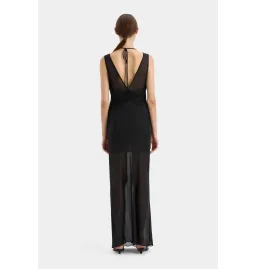 Sir the Label Avellino Lace Layered Dress Black Size AU 14 for rent on The Volte - image 2