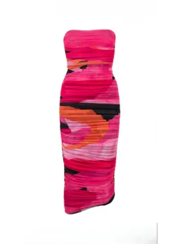 House of CB Sasha Midi Dress Multi Size L / AU 12 for rent on The Volte - image 5