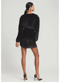 Retrofete Gabrielle Robe Dress In Black Size Small / AU 8 for rent on The Volte - image 3