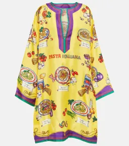 Dolce & Gabbana Silk Kaftan Print Size 12 for rent on The Volte - image 4