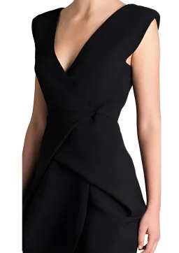 Bianca Spender Cocoon Dress Black Size AU 14 for rent on The Volte - image 3