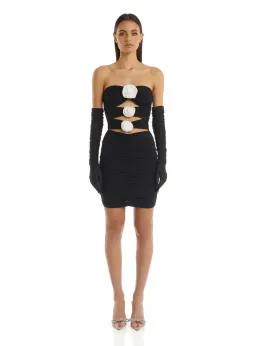 Eliya the label Jordyn Dress Black Size L / AU 12 for rent on The Volte - image 1