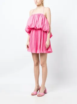 Acler Varley Mini Dress Peony Pink Size 6 for rent on The Volte - image 1