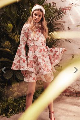 Thurley Chintz Print Broderie Dress Size 8 for rent on The Volte - image 1