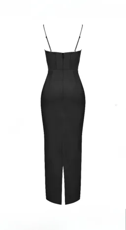 House of CB Charmaine Corset Maxi Dress Shortened Black Size L / AU 12 (Plus Cups) for rent on The Volte - image 5