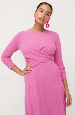 Sheike Madeline Midi Dress Pink Size 14 for rent on The Volte - image 4