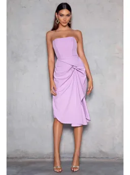 Elle Zeitoune Arell Dress in Lavander Size AU 14 for rent on The Volte - image 1