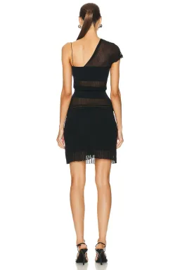Christopher Esber Shadow Line Knitted Cami Dress Black Size XXS/Au 4  for rent on The Volte - image 4