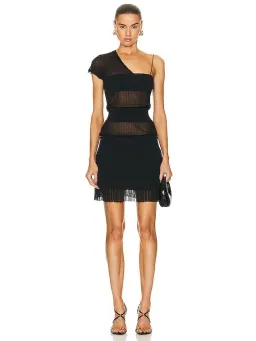 Christopher Esber Shadow Line Knitted Cami Dress Black Size M/Au 10  for rent on The Volte - image 1