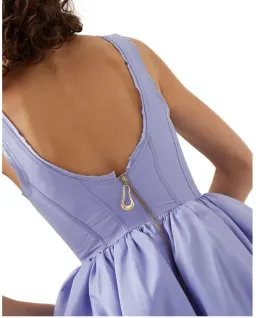 Aje Suzette Bubble Dress Periwinkle Size 12 for rent on The Volte - image 5
