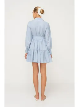 Sheike Abigail Dress Pale Blue Size AU 14 for rent on The Volte - image 2