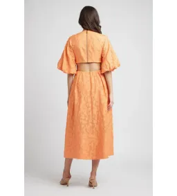 Sheike Estate Dress Tangerine Size AU 12 for rent on The Volte - image 2