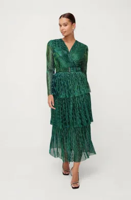 Sheike All That Sparkles Dress Green Size 14 for rent on The Volte - image 2