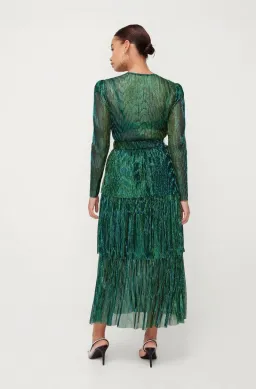 Sheike All That Sparkles Dress Green Size 14 for rent on The Volte - image 3