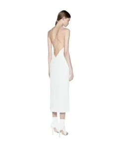 Dion Lee Fine Line Cami Slip Dress in White Size 8 for rent on The Volte - image 2