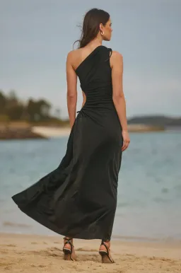 Sonya Moda Nour Shimmer Dress Black Size 8 for rent on The Volte - image 3