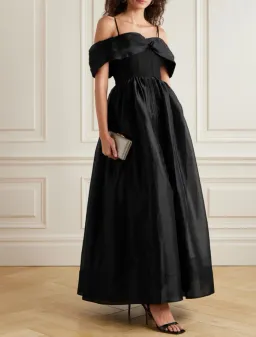 Aje Cordelia Corseted Maxi Dress Black Size 14 for rent on The Volte - image 1