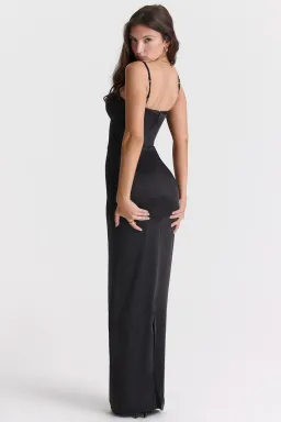 House of CB Stefania Corset Maxi Dress Black Size XS / AU 6 for rent on The Volte - image 3