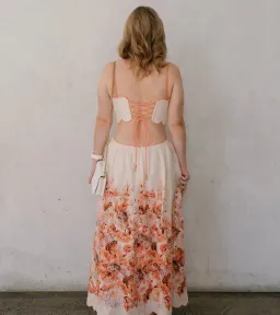 Zimmermann Devi Scallop Midi Dress in Cream Floral Size 3 / AU 10-12 for rent on The Volte - image 9