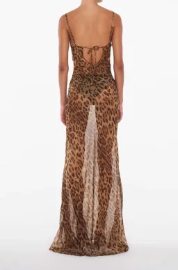 Rat & Boat Valentina Dress Leopard Print Size S / AU 8 for rent on The Volte - image 2