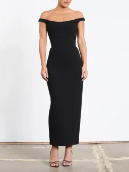 Effie Kats Amaya Midi Dress Black Size XS / AU 6 for rent on The Volte - image 1