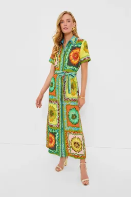 Alemais Disco Daisy Shirtdress Multi Size 8 for rent on The Volte - image 2