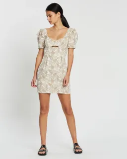 Bec & Bridge Kahuna Cut Out Mini Dress Print Size XS / AU 6 for rent on The Volte - image 1