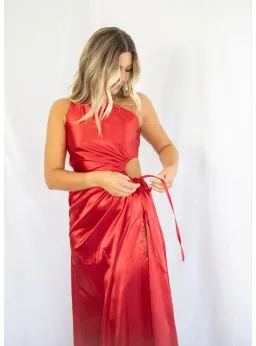 Sonya Moda Nour Red Maxi Dress Red Size AU 8 for rent on The Volte - image 3