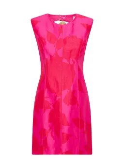 Aje Cove Pendant Mini Dress Florescent Rose Size AU 10 for rent on The Volte - image 4