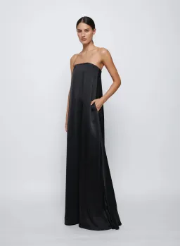 Anna Quan Delfina Maxi Dress Black Ink Size 10 for rent on The Volte - image 4