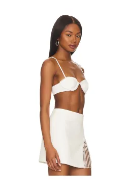 Camila Coelho Camila Bralette Ivory Size 8 for rent on The Volte - image 2