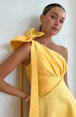 Rachel Gilbert Emiliano Dress in Lemondrop Yellow Size AU 12 for rent on The Volte - image 4