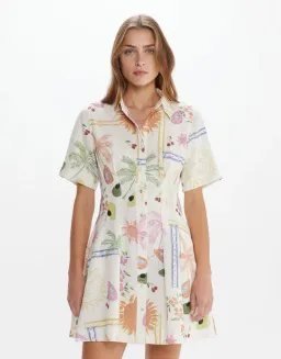 JAG Winona Flaneuse Corset Dress Print Size 14 for rent on The Volte - image 2