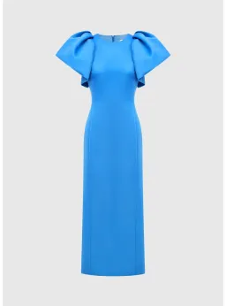 Leo Lin Lucinda Maxi Dress Steel Blue Size AU 12 for rent on The Volte - image 4