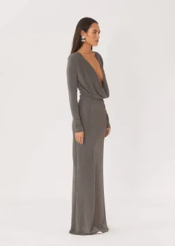 Arcina Ori Jen Dress Grey Size 8 for rent on The Volte - image 5