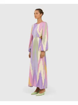 The Wolf Gang Marrakesh Cut Out Maxi Dress Multi Size AU 8 for rent on The Volte - image 3